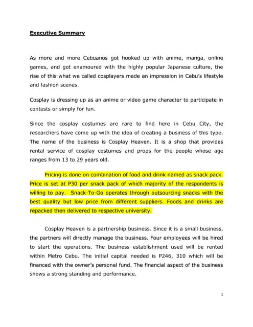 research about siomai siomai gulay business plan